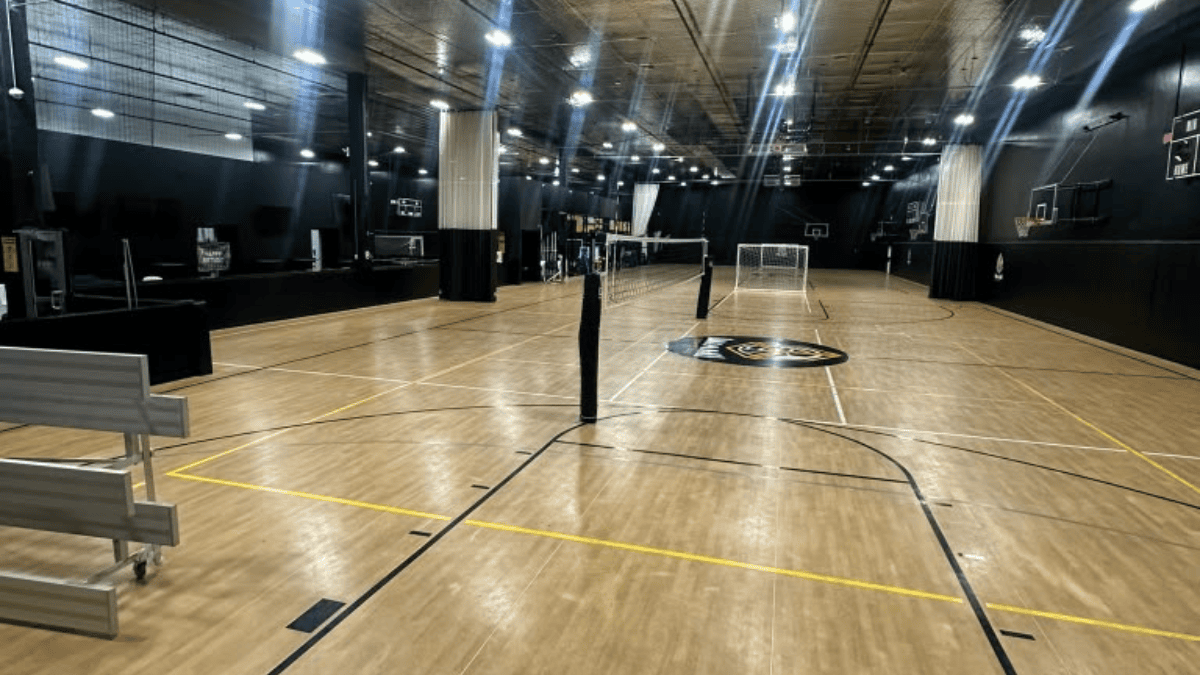 practice volleyball court